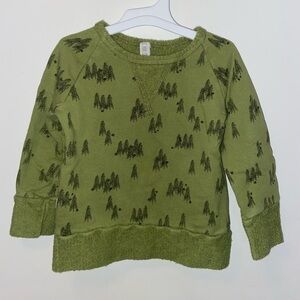 Childhoods Clothing Olive Green green trees 18-24 month Sweatshirt Made in‎ USA